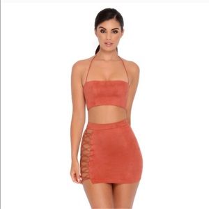 Discontinued Oh Polly Two Piece Skirt Set